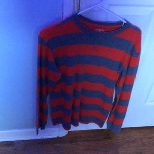 Striped long tee